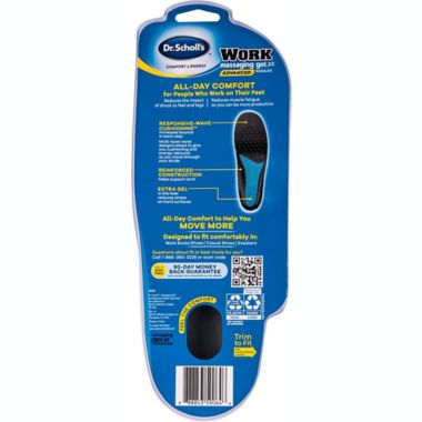 Dr. Scholl's&reg; Comfort & Energy Work Massaging Gel Advanced Insoles for Women. View a larger version of this product image.