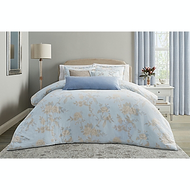 Wamsutta&reg; Margate 3-Piece Full/Queen Comforter Set in Illusion Blue. View a larger version of this product image.