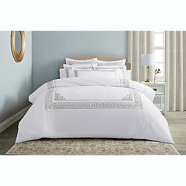 Wamsutta&reg; Sheffield 3-Piece Full/Queen Comforter Set in Champagne. View a larger version of this product image.