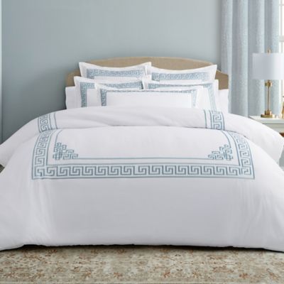 Wamsutta Sheffield 3 Piece King Duvet Cover Set In Celestial Blue Shefinds