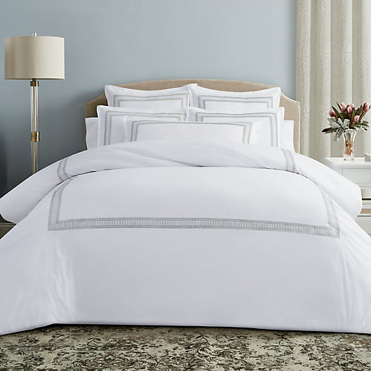 Alternate image 1 for Wamsutta® Waterbury 3-Piece King Duvet Cover Set in Champagne