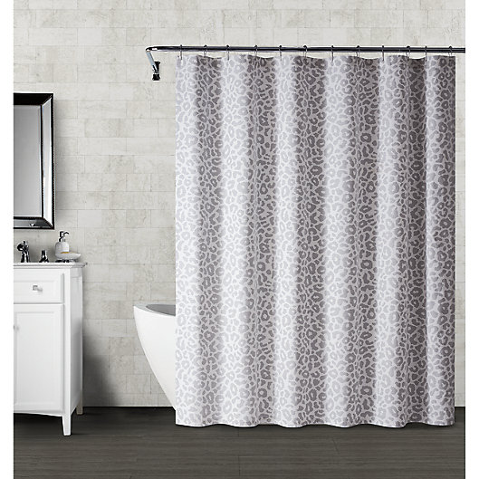 Wamsutta Montville Shower Curtain In, Marble 70 Inch X 72 Shower Curtain In Silver