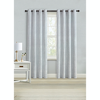 Wamsutta&reg; Montville 84-Inch Light Filtering Curtain Panel in Celestial Blue (Single). View a larger version of this product image.