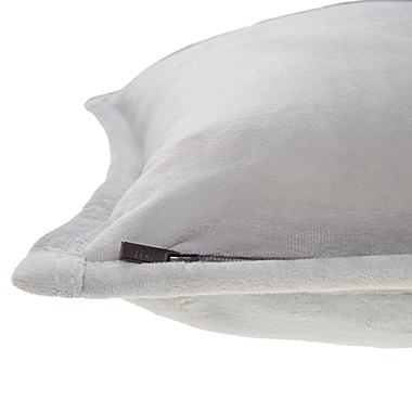 UGG&reg; Coco Luxe Square Throw Pillows in Glacier Grey (Set of 2). View a larger version of this product image.