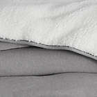 Alternate image 6 for UGG&reg; Devon Sherpa 2-Piece Reversible Twin/Twin XL Comforter Set in Seal Grey Heather