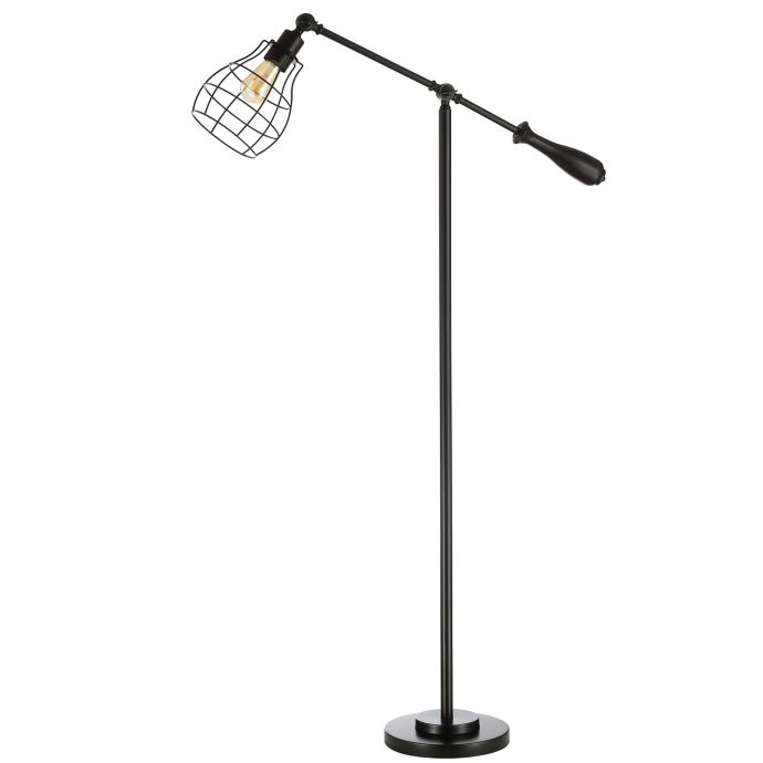 Safavieh Brice Led Floor Lamp In Black With Metal Shade Bed Bath Beyond