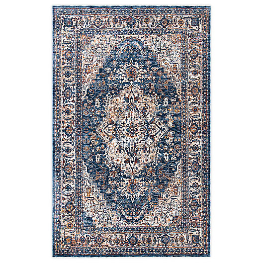 Alternate image 1 for Bee & Willow™ Ashbrook Rug in Navy/Ivory