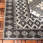 Alternate image 2 for Safavieh Veranda Ronin 4&#39; x 5&#39;7 Indoor/Outdoor Area Rug in Charcoal