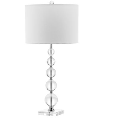 white linen drum shade