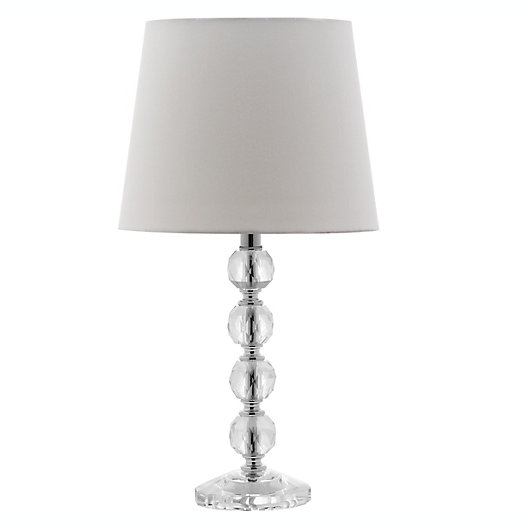 Safavieh Nola Stacked Crystal Ball, Stacked Glass Globe Table Lamp