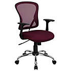 Alternate image 0 for Flash Furniture Mid-Back Mesh Seat Task Chair in Burgundy