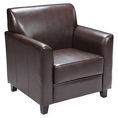 Flash Furniture 32.25-Inch Leather Reception Chair. View a larger version of this product image.