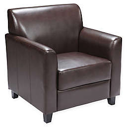 Flash Furniture 32.25-Inch Leather Reception Chair