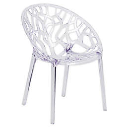 Flash Furniture Specter Series Transparent Stacking Side Chair