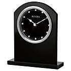 Alternate image 0 for Bulova Ebony Crystal Table Clock