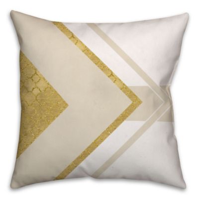 cream and gold throw pillows