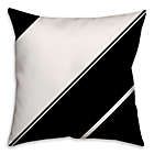 Alternate image 0 for Angled Stripes Throw Pillow in Black/White