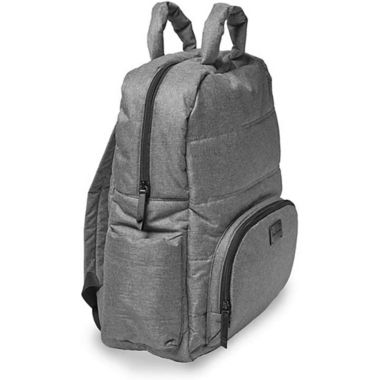 7AM Enfant Voyage BK718 Backpack Diaper Bag in Heather Grey. View a larger version of this product image.
