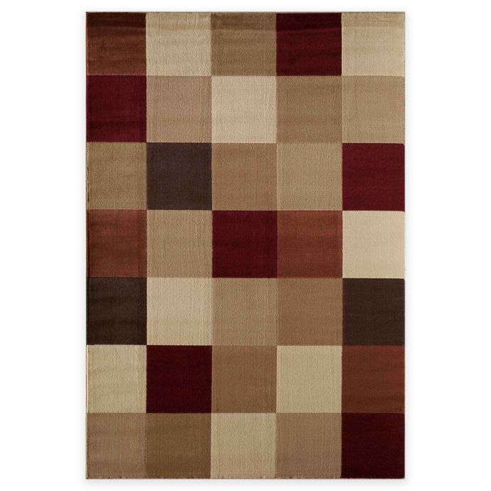 Rugs America Capri Columbia Rug in Red Bed Bath & Beyond