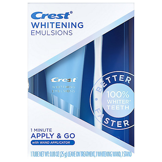 Alternate image 1 for Crest® Whitening Emulsions 0.88 oz. 1-Minute Apply and Go Teeth Whitener with Wand Applicator