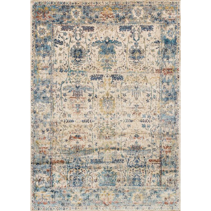 Loloi Rugs Anastasia Area Rug In Sand Blue Bed Bath Beyond