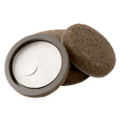 Details about   Super Sliders 4-Pack 1-1/4-in Brown Round Felt Pad 