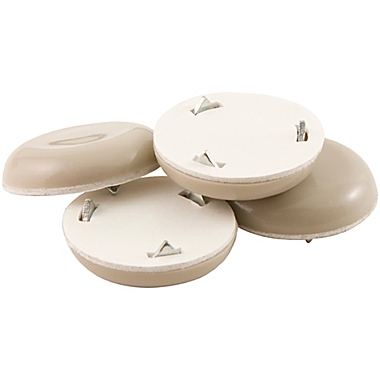 Waxman&reg; 1-Inch Round Tap-On 4-Pack Spike Furniture Glides. View a larger version of this product image.