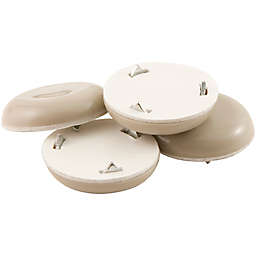 Waxman® 1-Inch Round Tap-On 4-Pack Spike Furniture Glides