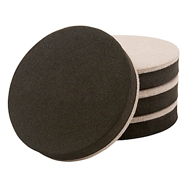 Waxman&reg; 2-1/2-Inch Round 4-Pack Self-Stick SuperSliders. View a larger version of this product image.