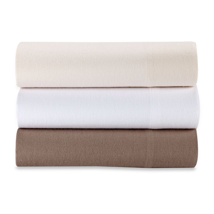 Luxury Portuguese Flannel Solid Sheet Set Bed Bath and Beyond Canada