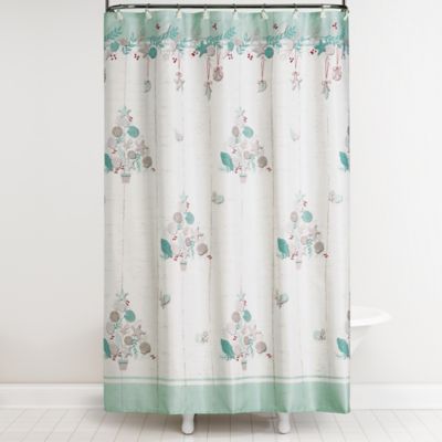 christmas shower curtain