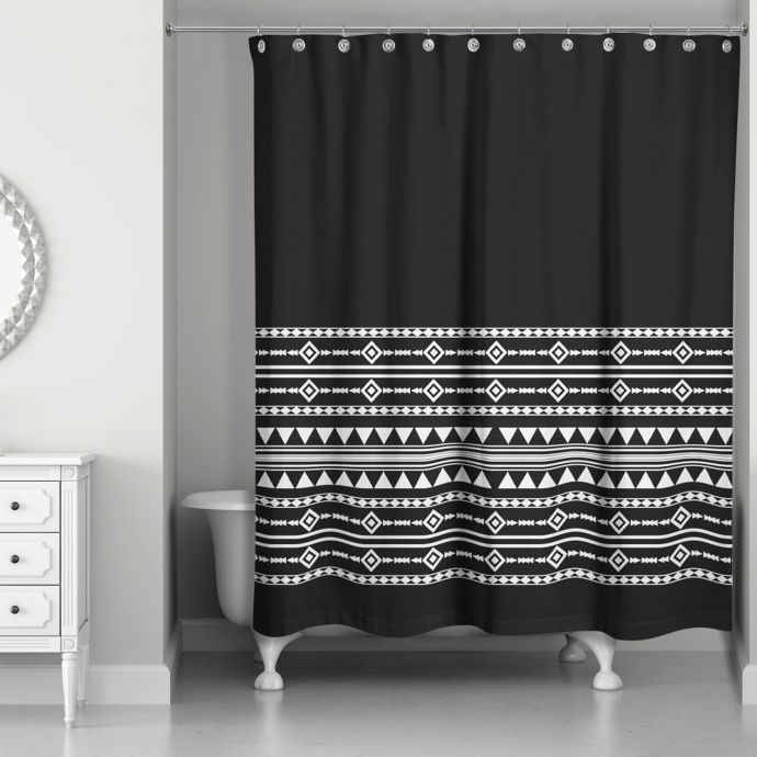 black and white shower curtain target