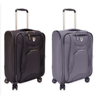 22 inch expandable spinner suitcase