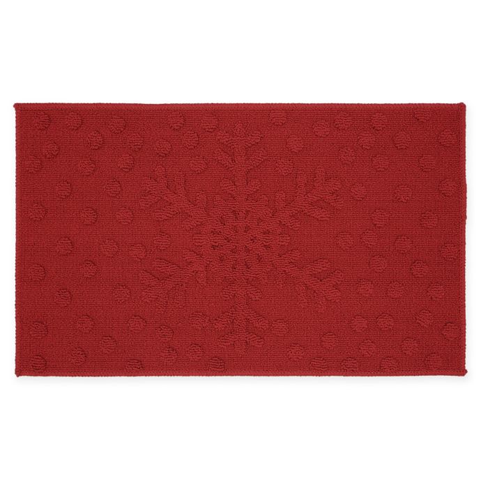 Mohawk Snowflakes Dots Kitchen Rug Bed Bath Beyond