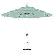 California 11-Foot Round Collar Tilt Market Umbrella in Sunbrella Fabric