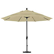 California Umbrella 11-Foot Round Fiberglass Ribbed Umbrella in Sunbrella Fabric