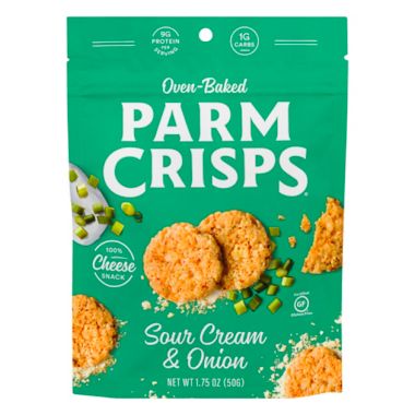 Parm Crisps 1.75 oz. Sour Cream &amp; Onion Cheese Snacks. View a larger version of this product image.
