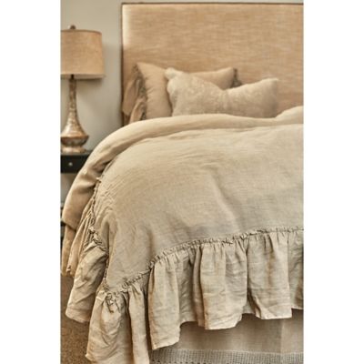 Amity Home Karina Ruffled Linen Duvet Cover Bed Bath Beyond