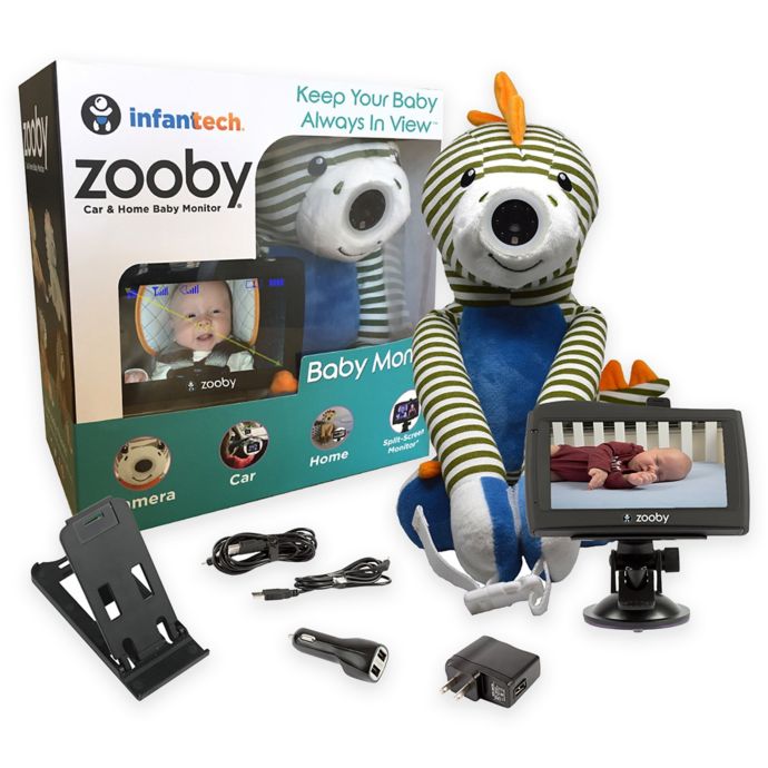 Zooby by InfantTech Dinosaur Car and Home Baby Monitor buybuy BABY