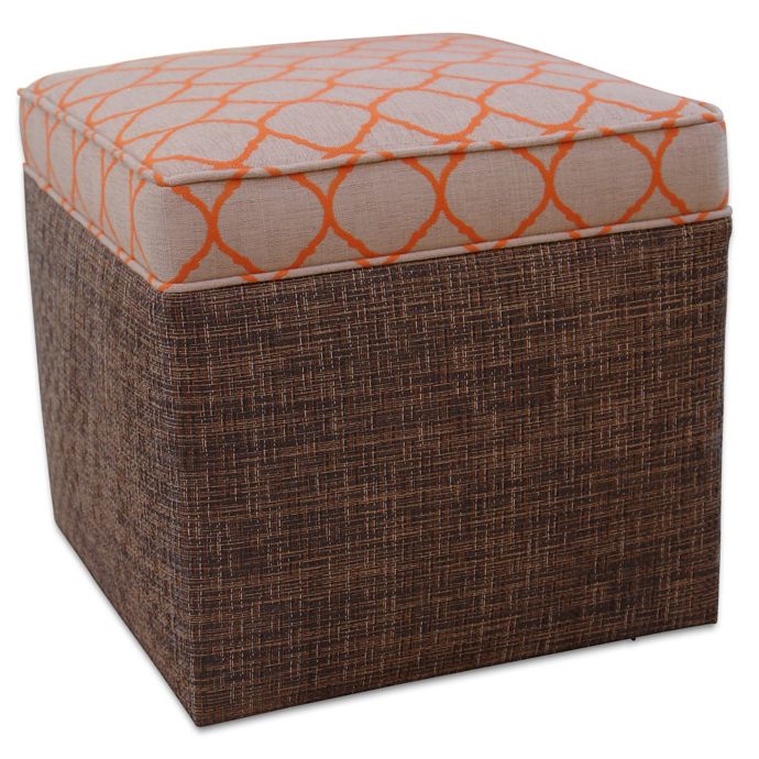 Somers Furniture New American Home 18-Inch Rattan Cube ...