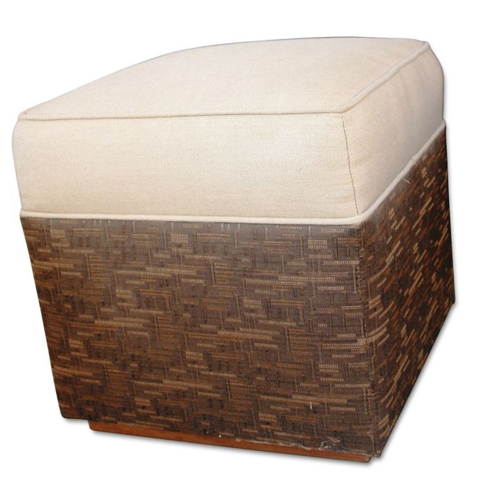 Somers Furniture New American Home 18-Inch Rattan Cube ...