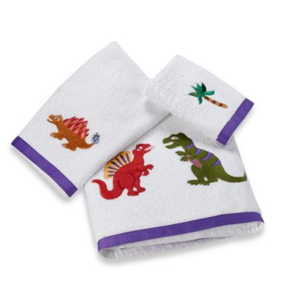 dinosaur bath towel