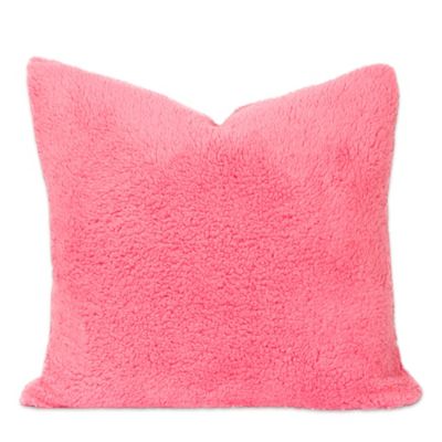 Crayola&reg; Playful Plush 20-Inch Square Throw Pillow in Pink