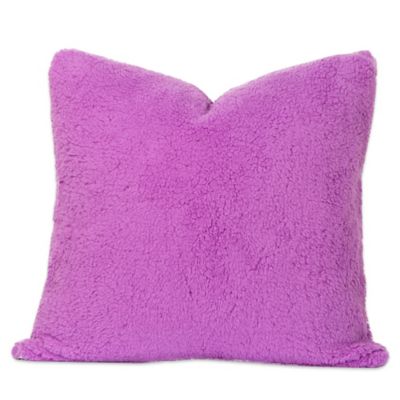 Crayola&reg; Playful Plush 16-Inch Square Throw Pillow in Purple