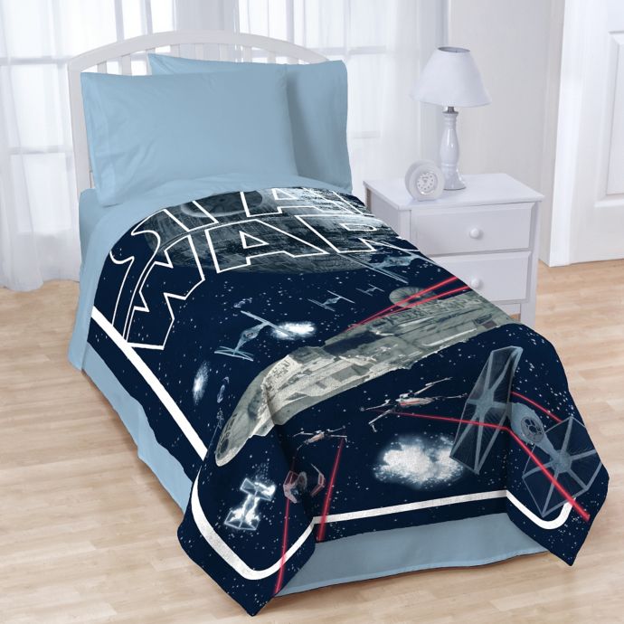 Star Wars Space Battle Throw Blanket Buybuy Baby