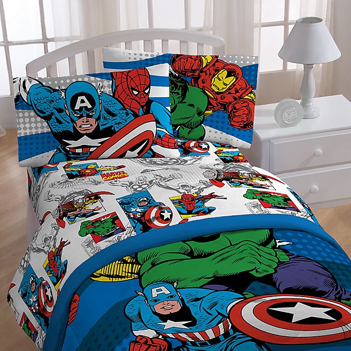 Marvel® Comics "Good Guys" Sheet Set Bed Bath & Beyond