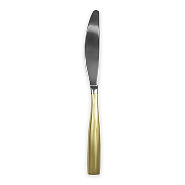 Gourmet Settings Moments Eternity Dinner Knife in Gold. View a larger version of this product image.