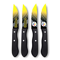 NFL Pittsburgh Steelers 4-Piece Stainless Steel Steak Knife Set