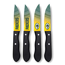 NFL Green Bay Packers 4-Piece Stainless Steel Steak Knife Set