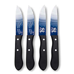 MLB New York Yankees 4-Piece Stainless Steel Steak Knife Set